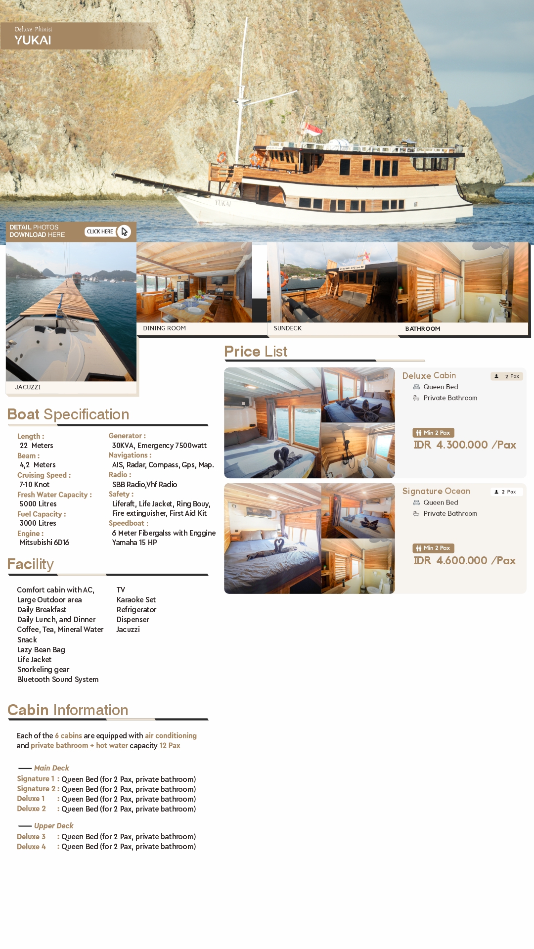 Yukai Deluxe Phinisi Flyer