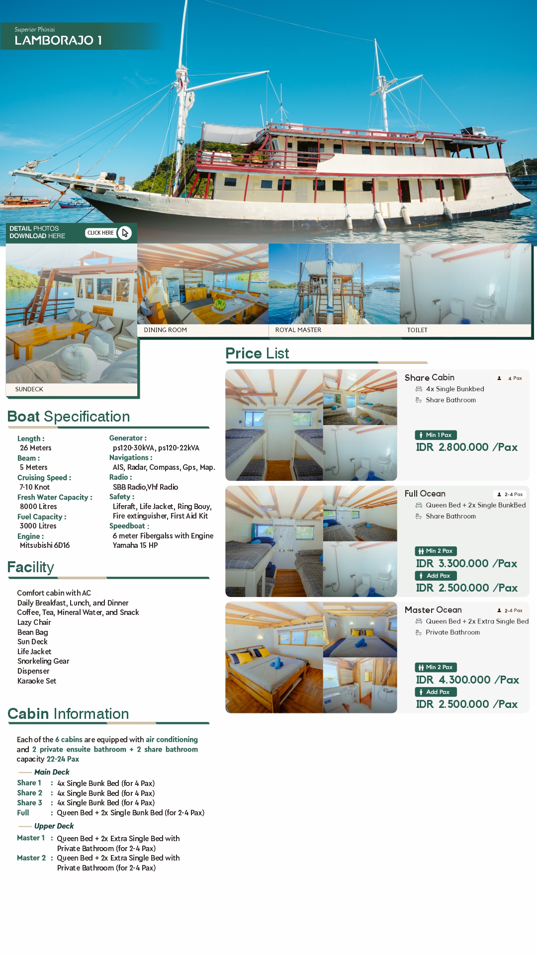 Lamborajo 1 Superior Phinisi Flyer